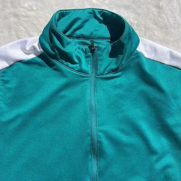 Antigua Women’s 1/4 Zip Athletic Pullover Long Sleeve Green Size M - Picture 10 of 10